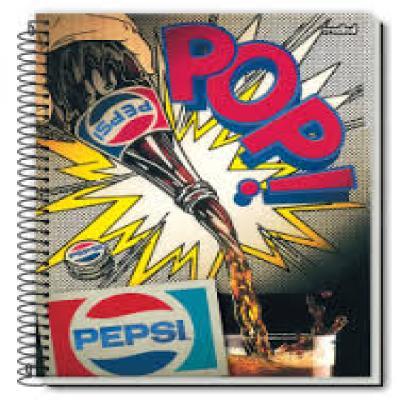 CADERNO UNIV 1M CD 96F PEPSI